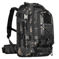 Miramrax Tactical Backpack Military Hiking Daypack - Molle Backpack for Men 3 Day Assault Pack Bug Out Bag for Camping (Black Camo)