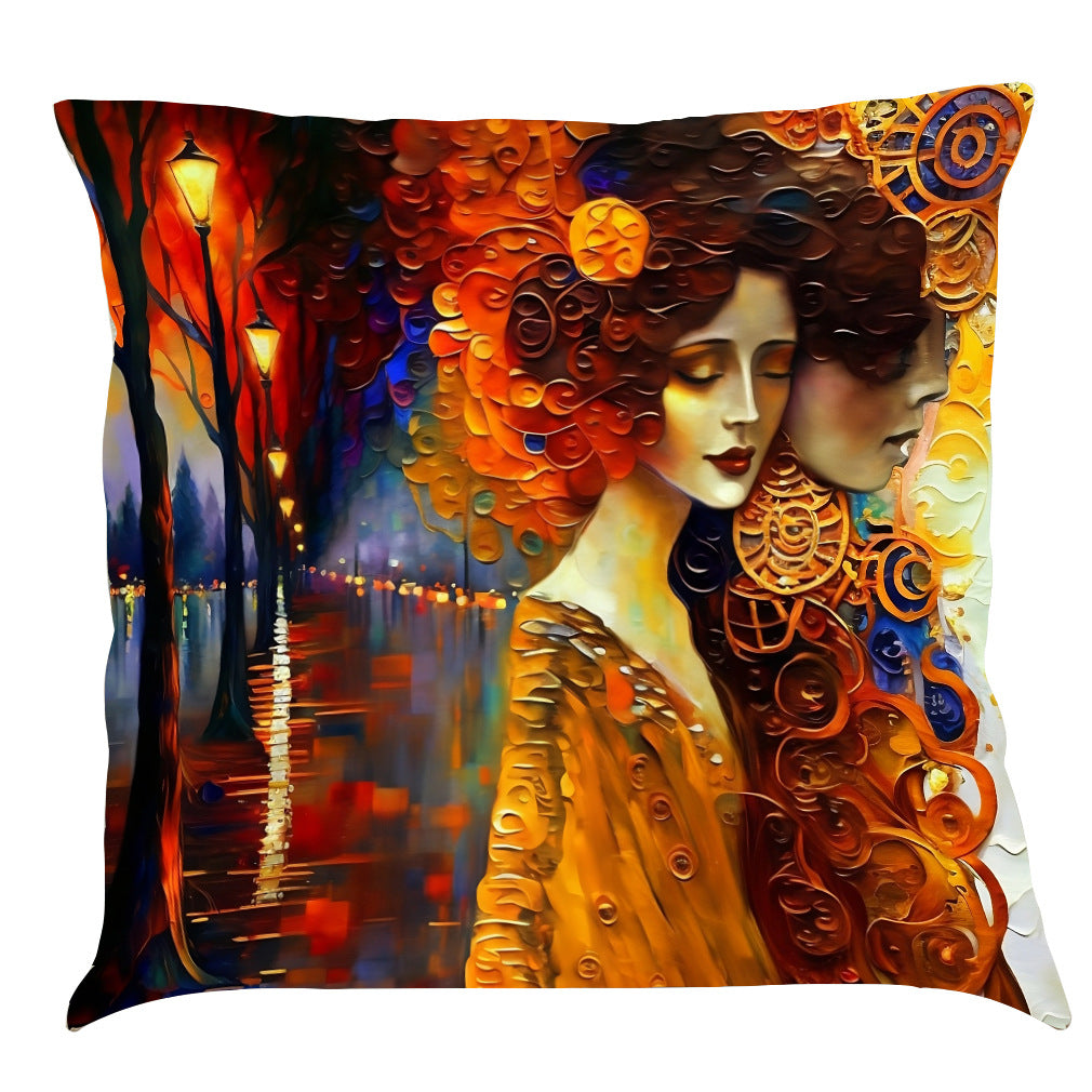 Cotton and Linen Decorative Cushion Cover