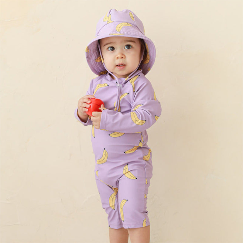 New Kids' Sunscreen Quick-Dry Swimsuit for Toddlers