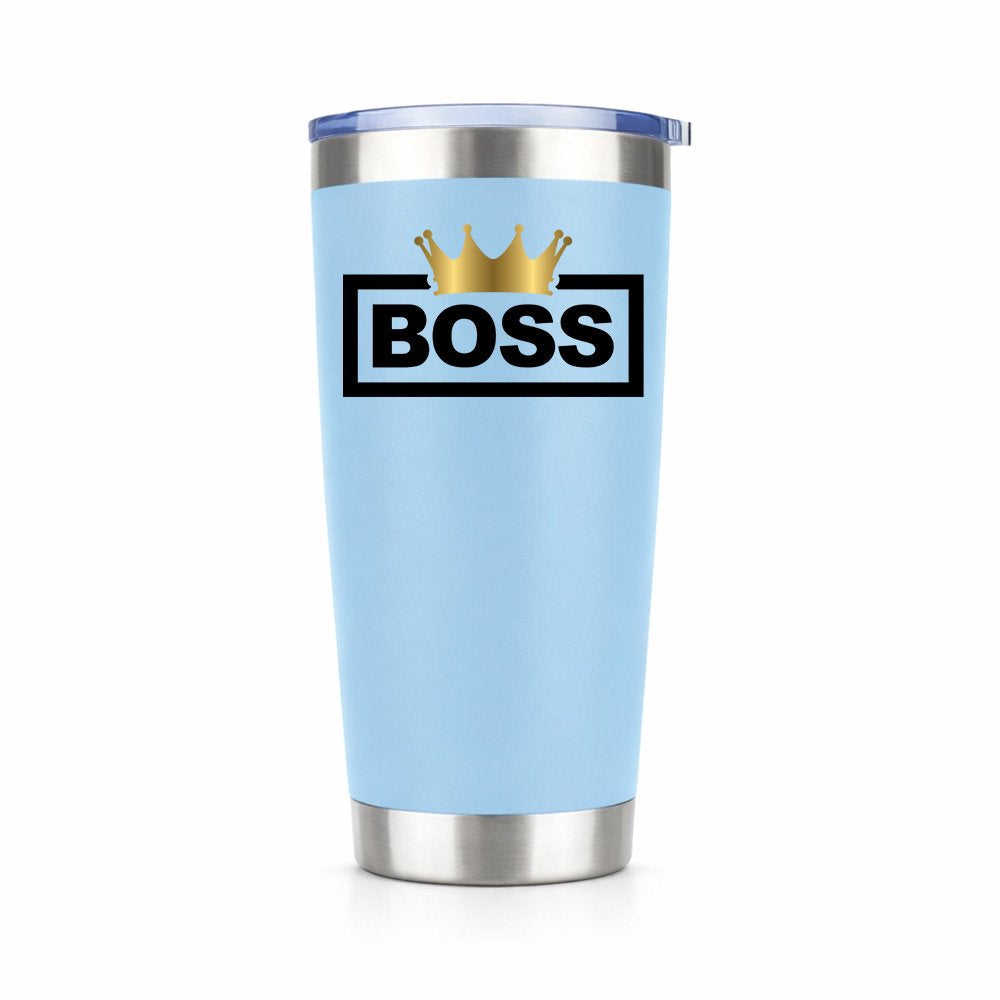 Boss Crown Gobelet Isotherme en Acier Inoxydable 20 oz