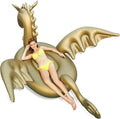 Dragon doré gonflable géant de 261 cm – Luxy Float