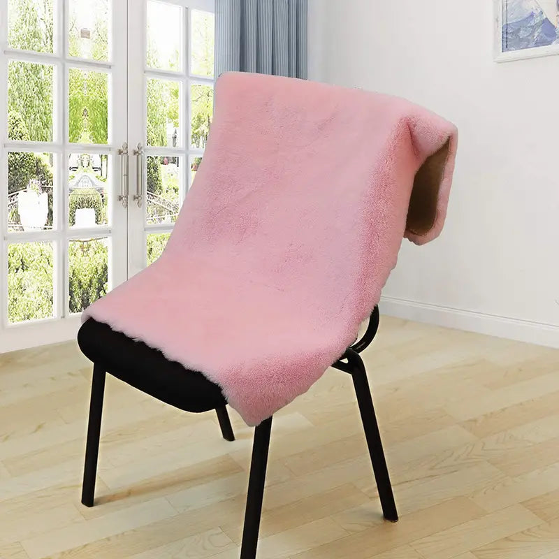 Simple Plush Area Rug for Living Room and Bedroom