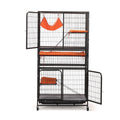 Cages pour animaux à 4 niveaux, Cages pour chats avec échelles, Cages pour lapins