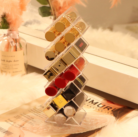 Lipstick Organizer Box for Dorm and Cosmetics Storage