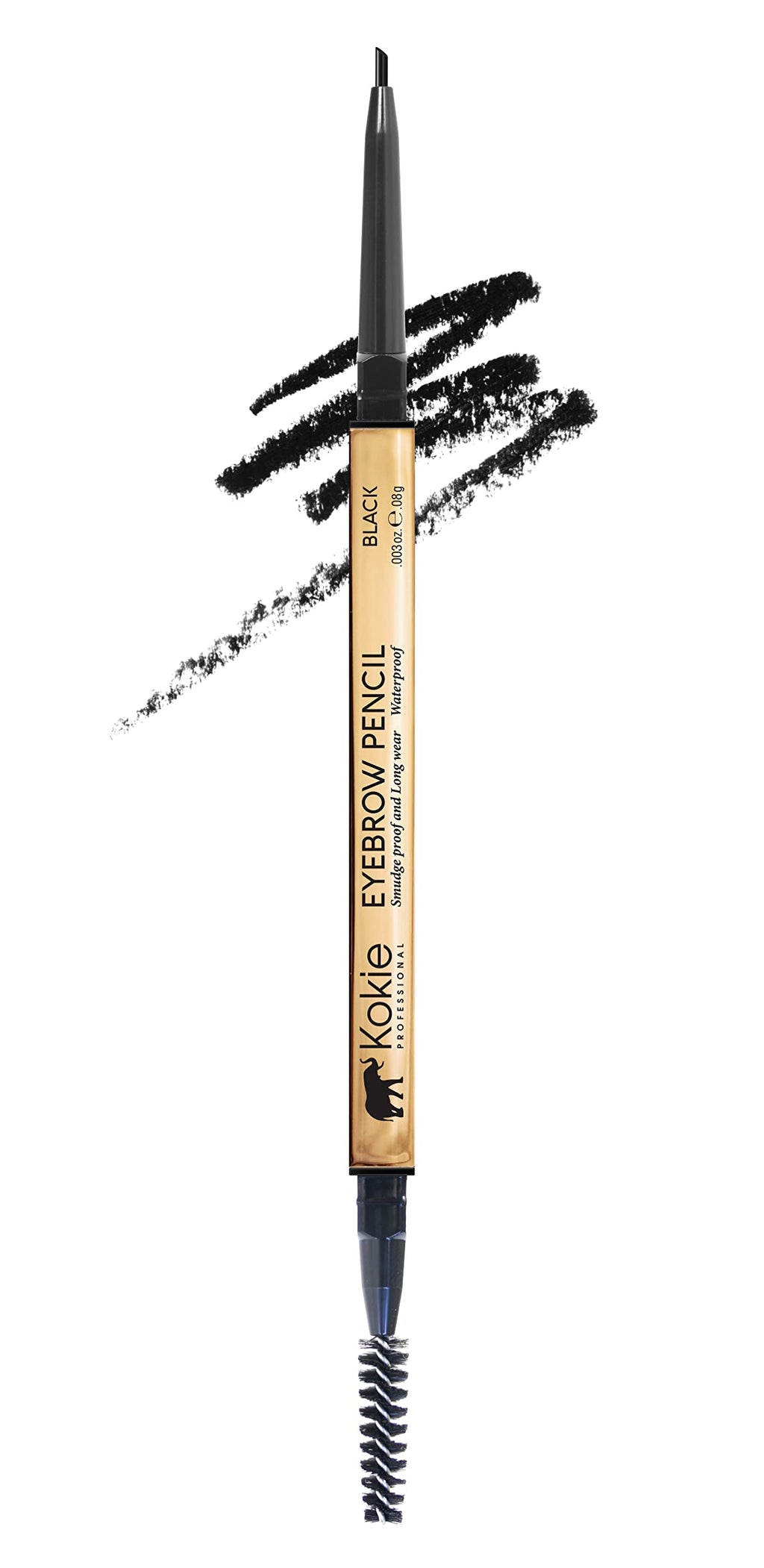Crayon à sourcils micro-fin Kokie Cosmetics (Noir GB261)