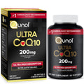 Qunol CoQ10 200mg Softgels Ultra CoQ10 - Ultra High Absorption Coenzyme Q10 Supplements - Antioxidant Supplement for Vascular and Heart Health & Energy Production - 2 Month Supply - 60 Count