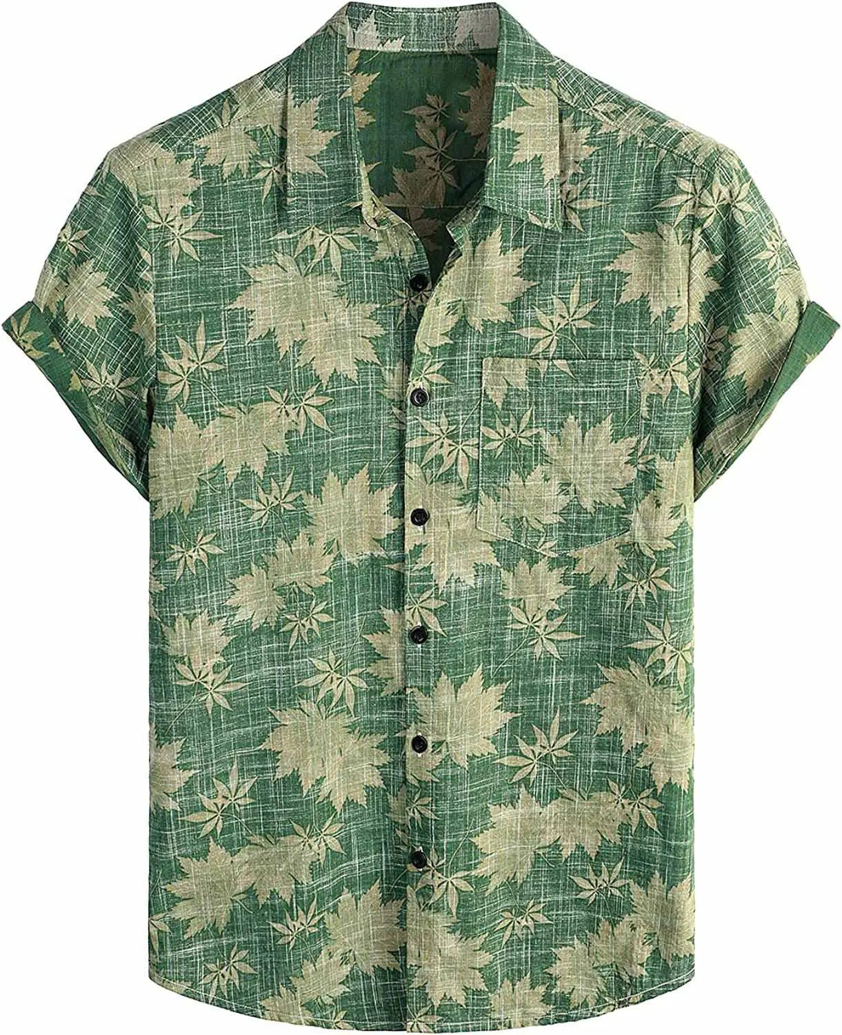 Men's Tropical Hawaiian Short Sleeve Shirt