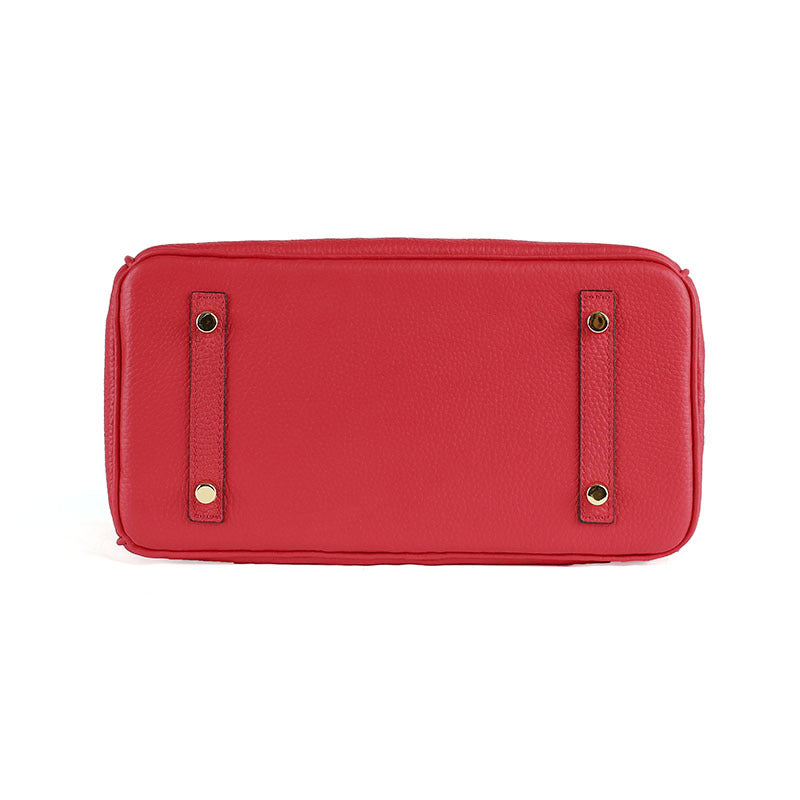 Sac platine en cuir de vachette première couche pour femme