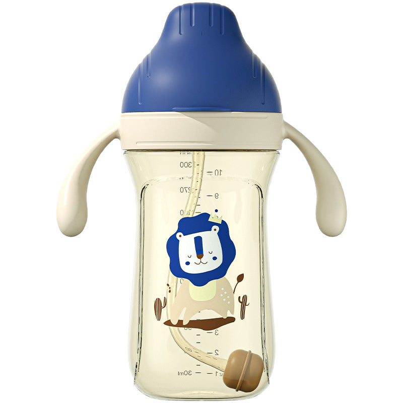 Dual-purpose Baby Bottle with Anti-flatulence Straw Cup