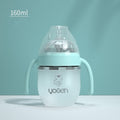 Silicone Baby Bottle with Soft Straw and Anti-Drop Design