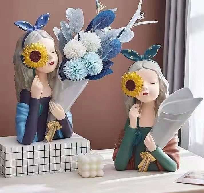 Nordic Style Creative Cartoon Decor for Living Room