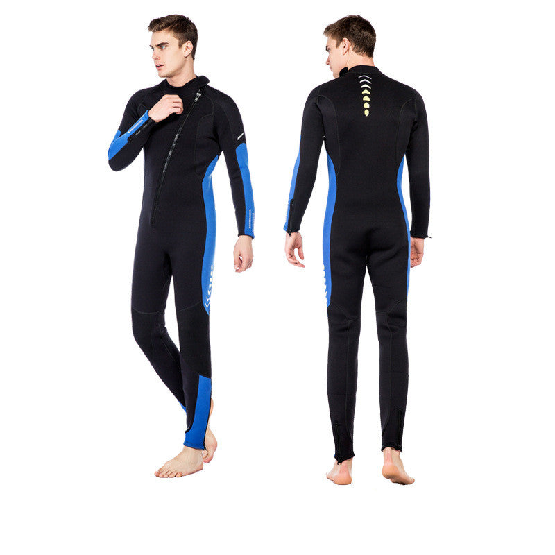 Men's One-Piece Wetsuit for Warm Surfing