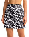 SANTINY 16" Golf Skorts Skirts for Women with 4 Pockets Womens High Waisted Stretchy Tennis Skirt Athletic Skort (Black Flower_M)