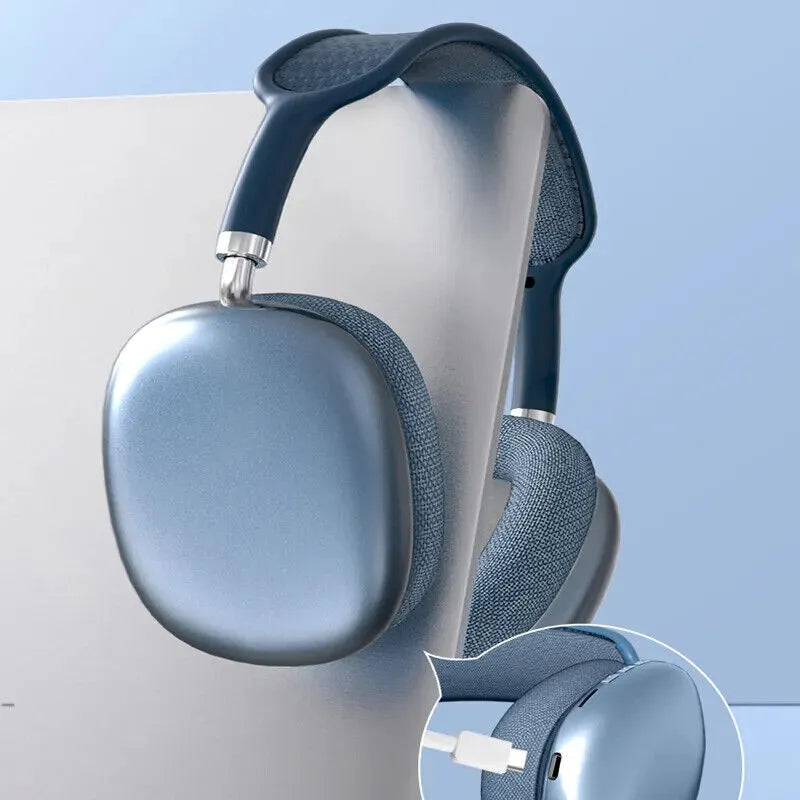 Wireless Bluetooth Headphones With Noise Cancelling Over-Ear Sport Earphones UK