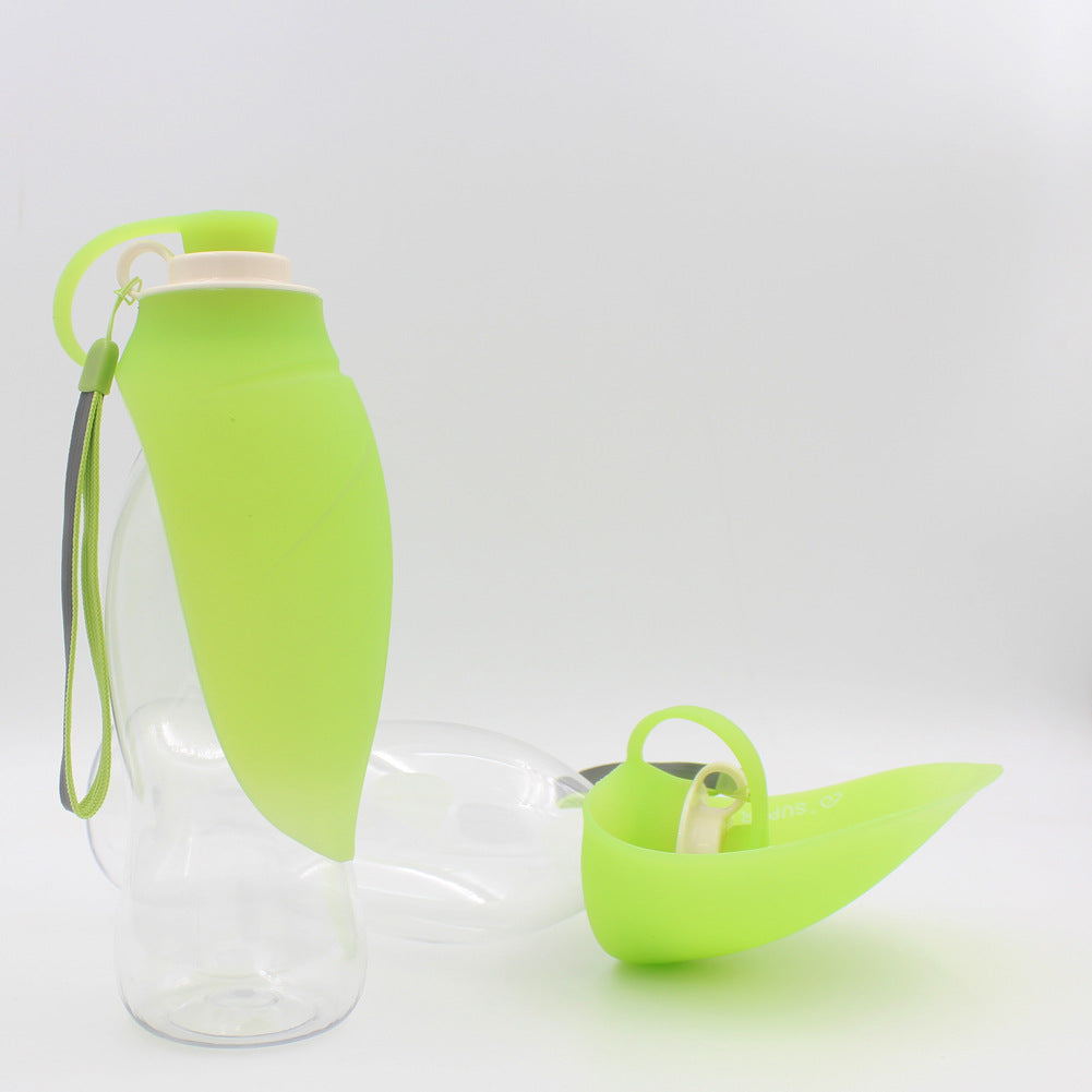 Portable Leak-Proof Pet Water Dispenser with Bowl