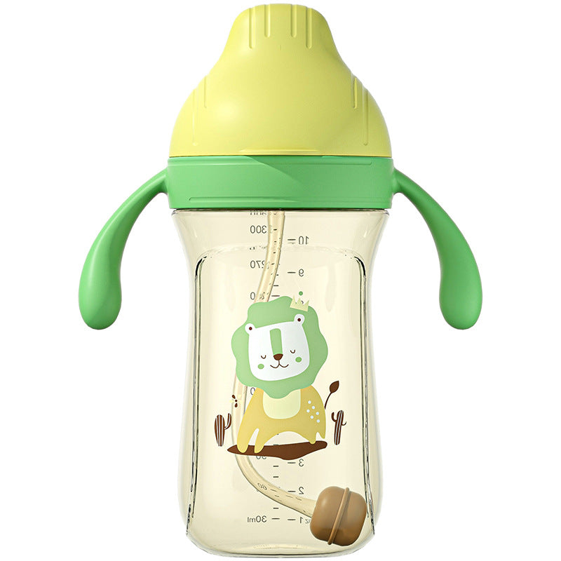 Dual-purpose Baby Bottle with Anti-flatulence Straw Cup
