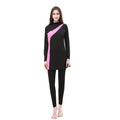 Women's Conservative Long Sleeve Swimsuit Two-Piece Set