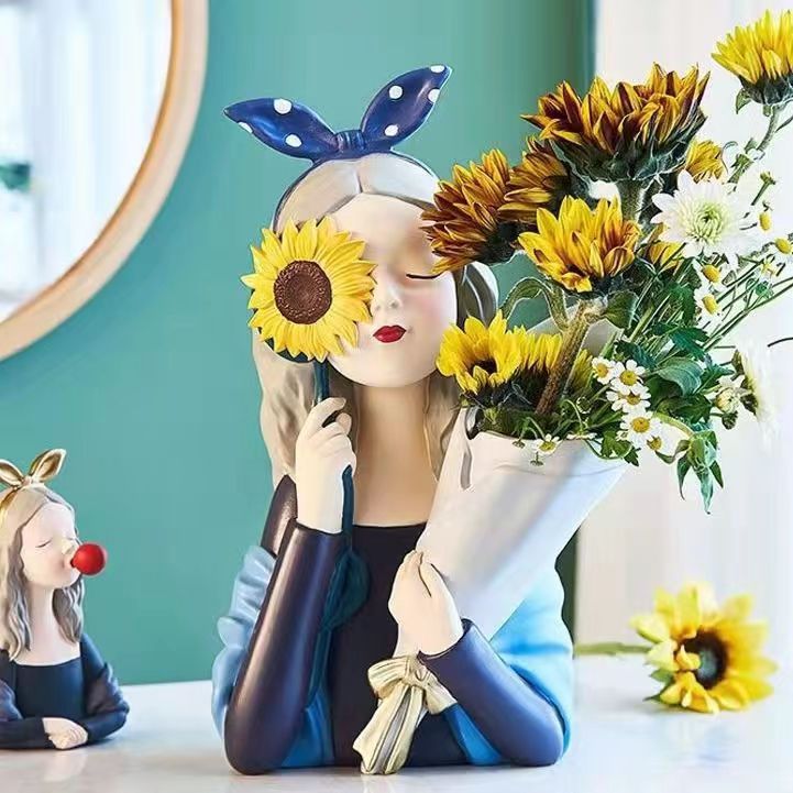 Nordic Style Creative Cartoon Decor for Living Room