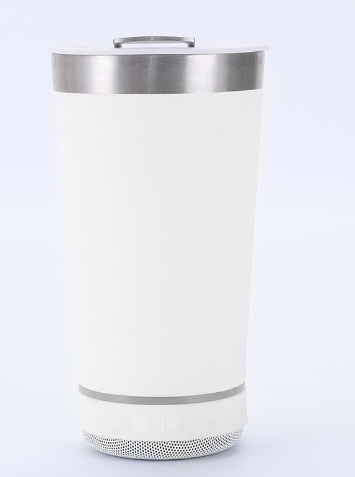 20oz Stainless Steel Travel Mug with Bluetooth Speaker