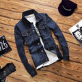2020 Men's Slim Fit Denim Jacket for Fall Fashion