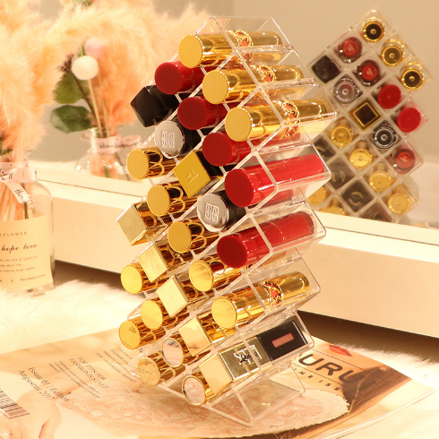 Lipstick Organizer Box for Dorm and Cosmetics Storage