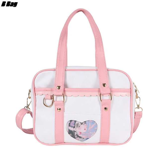 Personalized Transparent Card Handbag Backpack Ita Bag