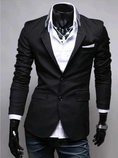 Men's Slim Fit Lightweight Suit Jacket