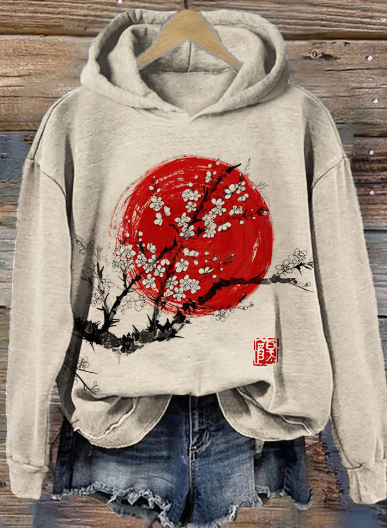 Oversized Women's Casual Hoodie with Hood