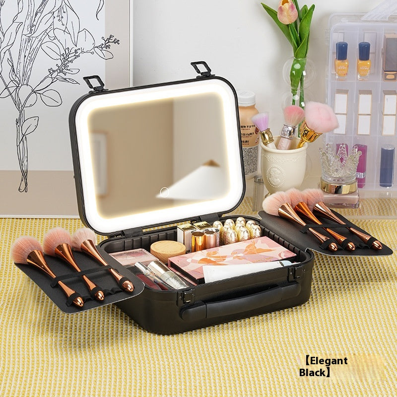 Lighted Mirror Large Cosmetics Storage Box