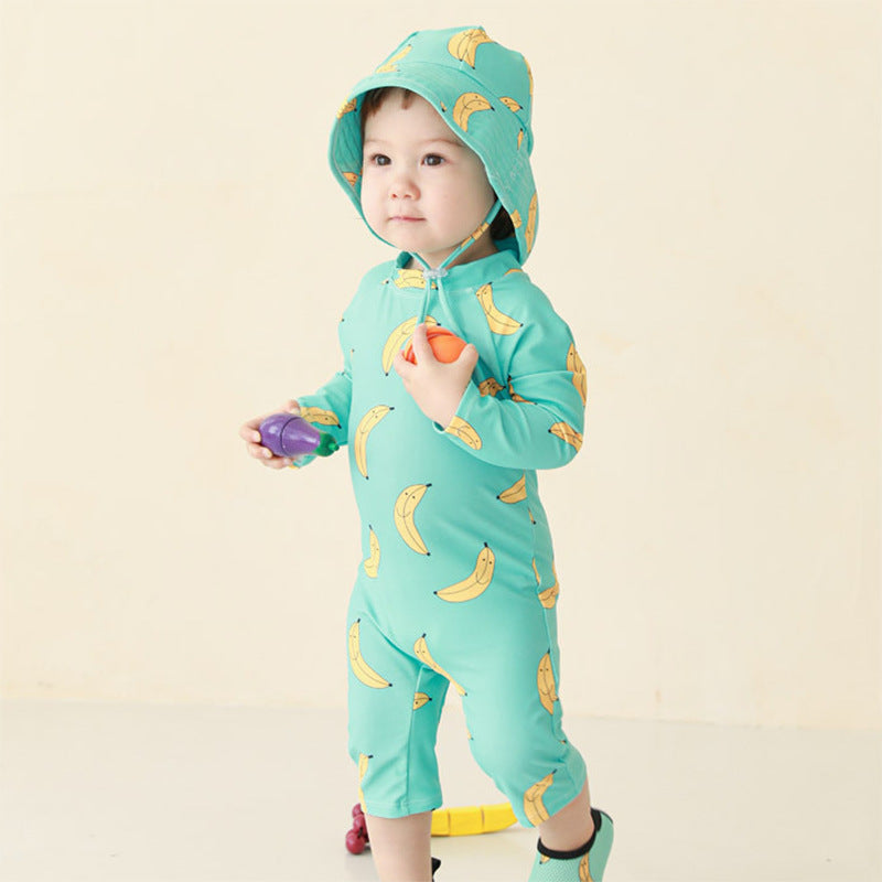 New Kids' Sunscreen Quick-Dry Swimsuit for Toddlers