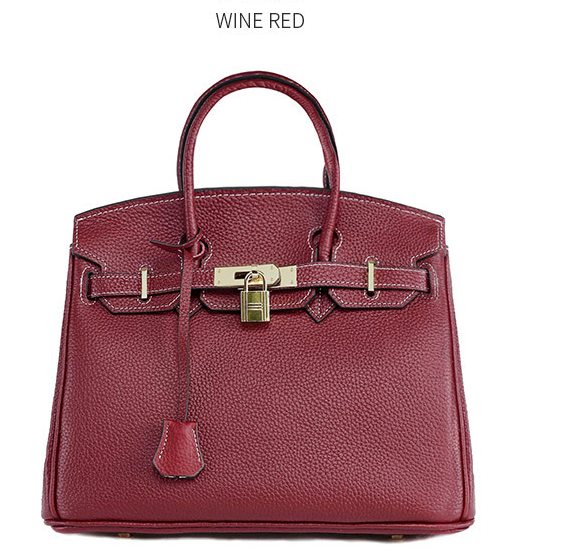 Sac platine en cuir de vachette première couche pour femme