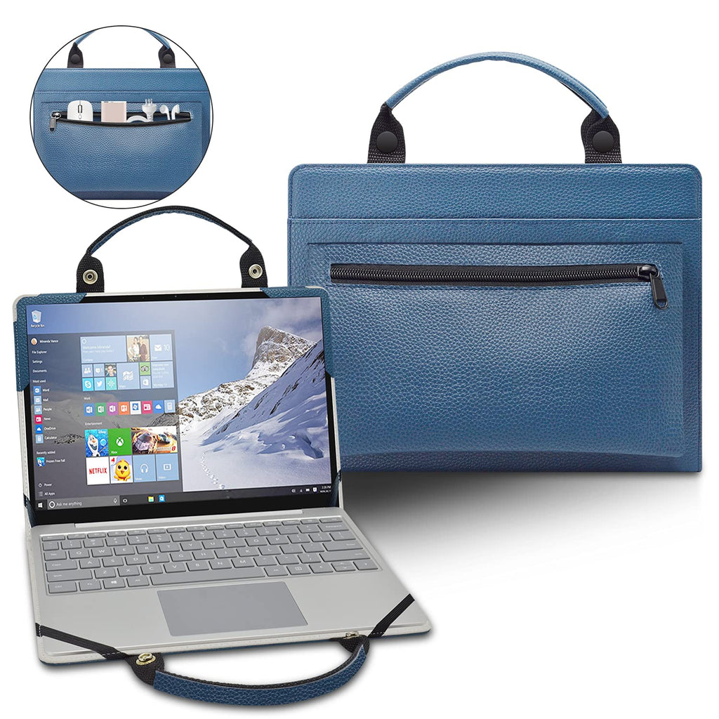 Protective Case + Portable Bag for 11.6" Lenovo ThinkPad 11e 5th Gen/4th Gen/3rd Gen & Yoga 11e 5th Gen/4th Gen/3rd Gen & 11e Chromebook 4th Gen/3rd Gen & Yoga 11e Chromebook 4th Gen/3rd GenBlue