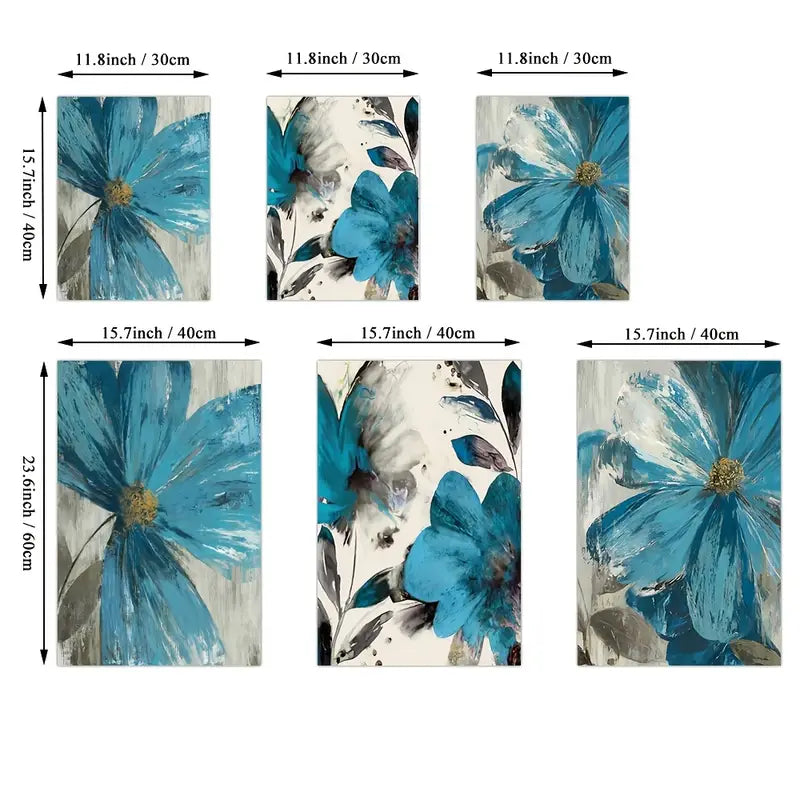 3pcs Nordic Retro Plant Posters for Living Room Decor