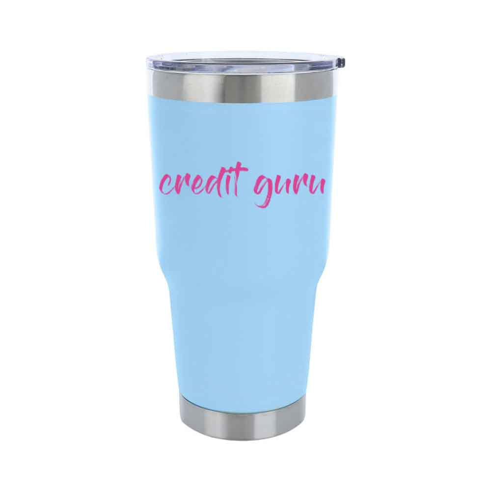 Credit Guru  30oz Insulated Vacuum Sealed Tumbler