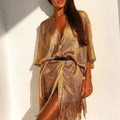Ladies Sexy Tassel Fashion Suit for Beach Use