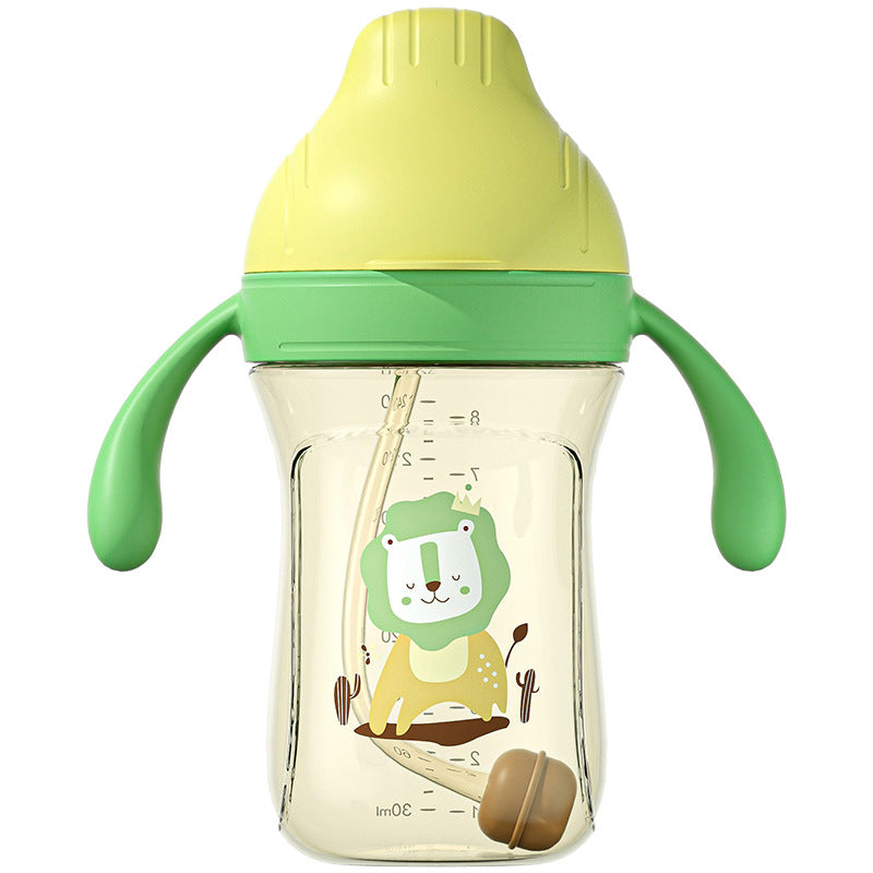 Dual-purpose Baby Bottle with Anti-flatulence Straw Cup