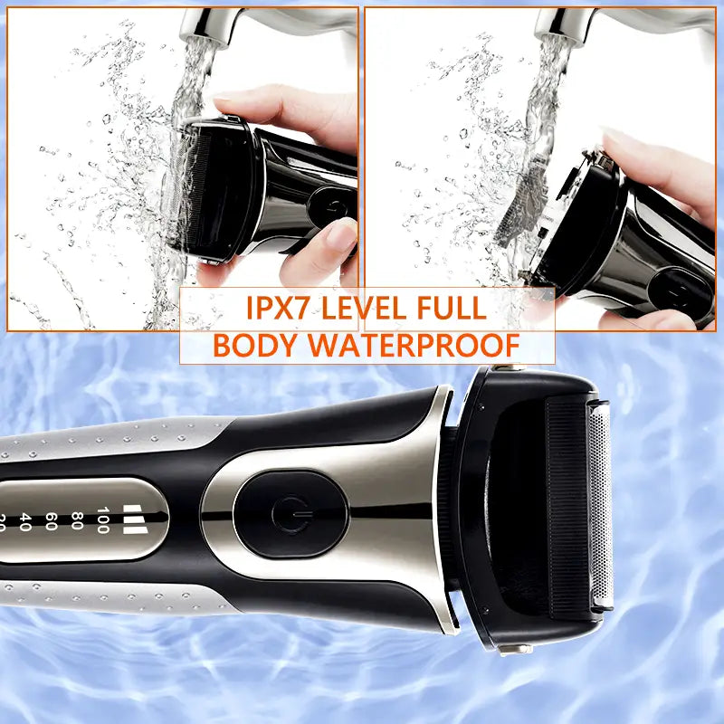 Large Electric Shaver and Beard Trimmer for Men