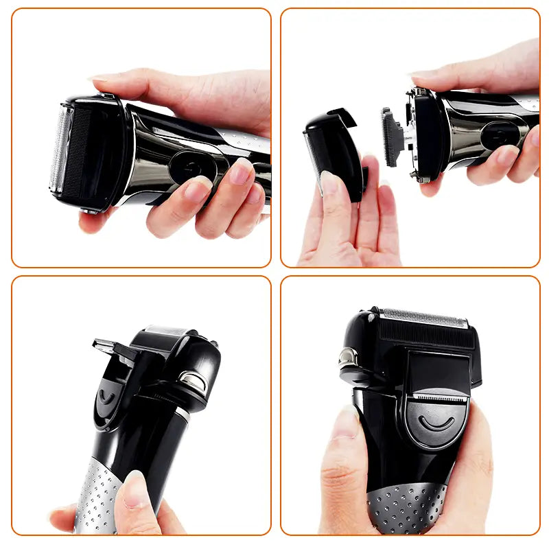 Large Electric Shaver and Beard Trimmer for Men