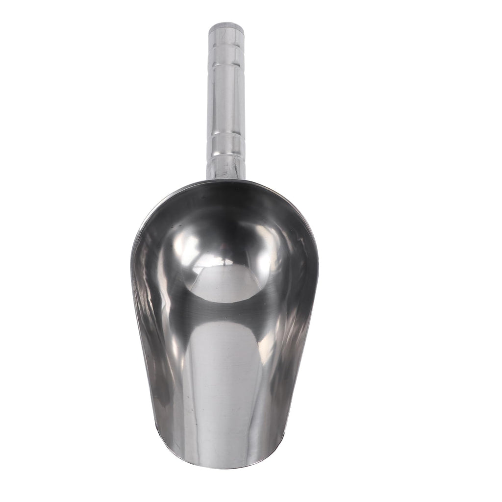 POPETPOP Dog Food Scooper Stainless Steel Scoops for Dry Goods ice Scooper for ice Maker Dog Food Measuring Cup Dog Food Scoop 2 Cup cat Food Scoop pet ice Spoon Feed The cat Metal
