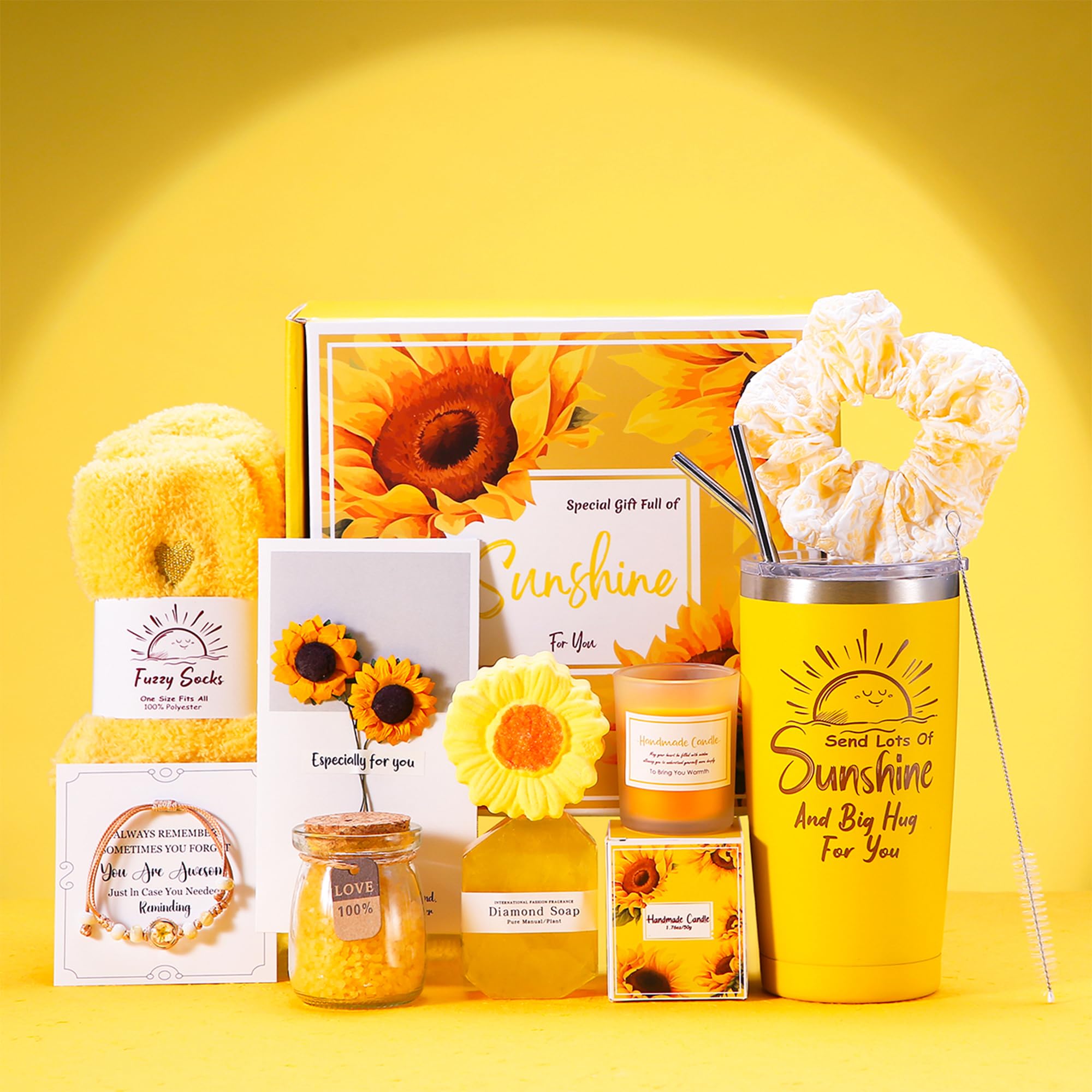 Birthday Gifts for Women Friend Mom Sister Her - Happy Birthday Christmas Mothers Day Valentines Day Gifts Get Well Soon Self Care Package Gift Basket Set