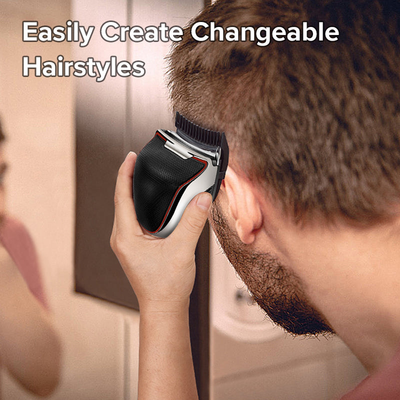 Men's Waterproof Wireless Electric Hair Clipper