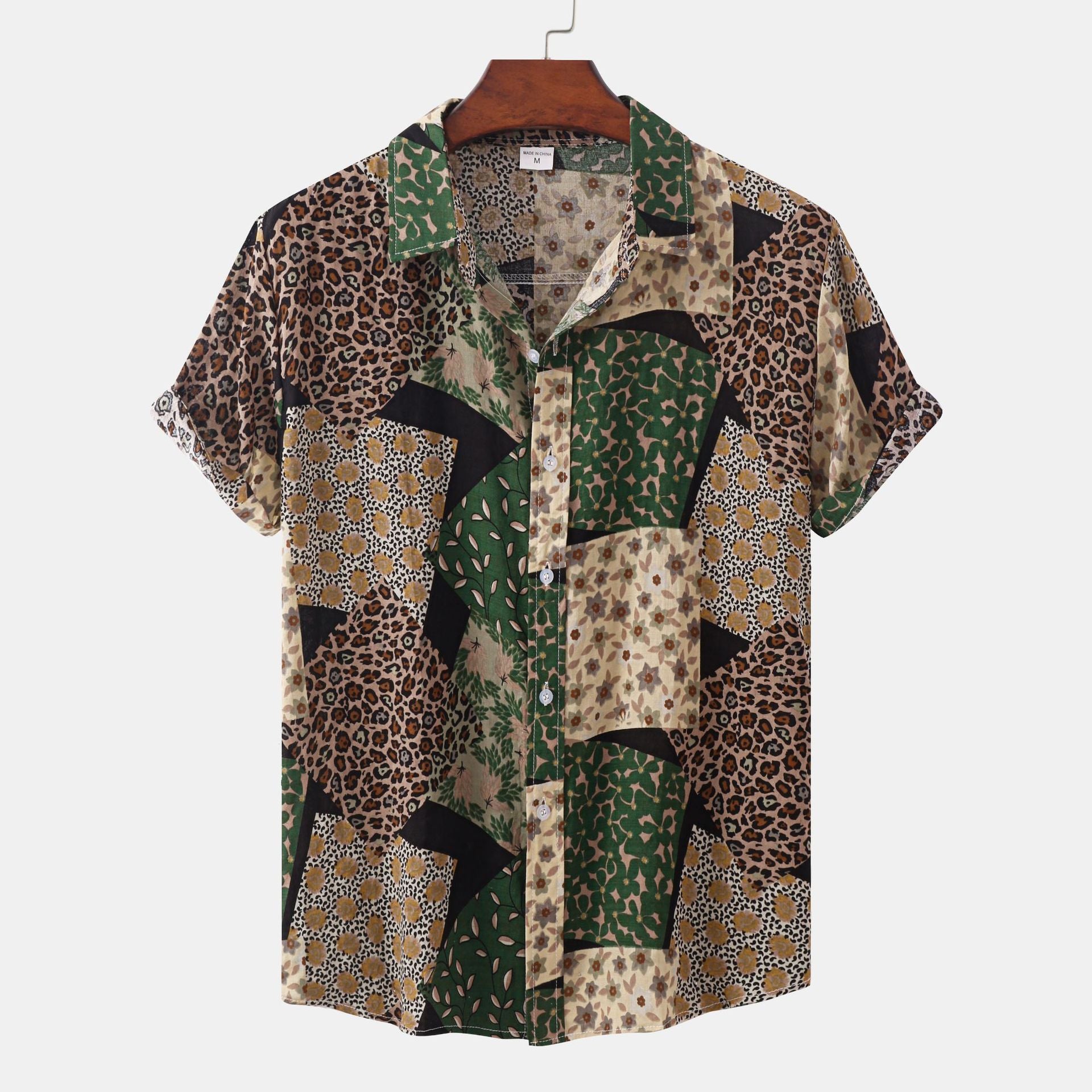 Men's Floral Short Sleeve Shirt - Summer 2022 Style