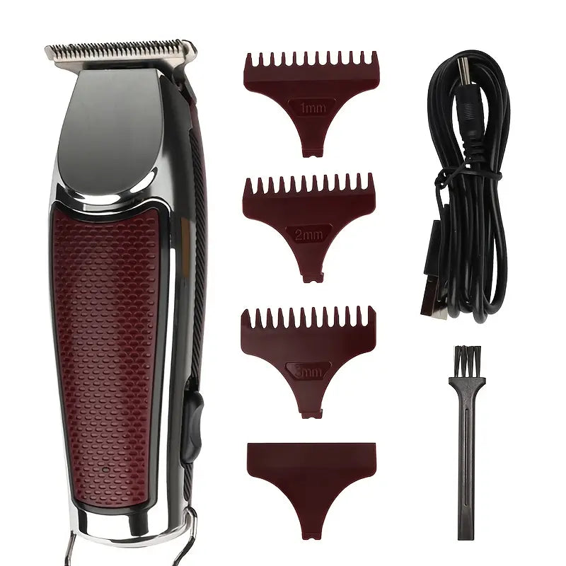 Cordless Hair Clipper and Beard Trimmer with T-Blade