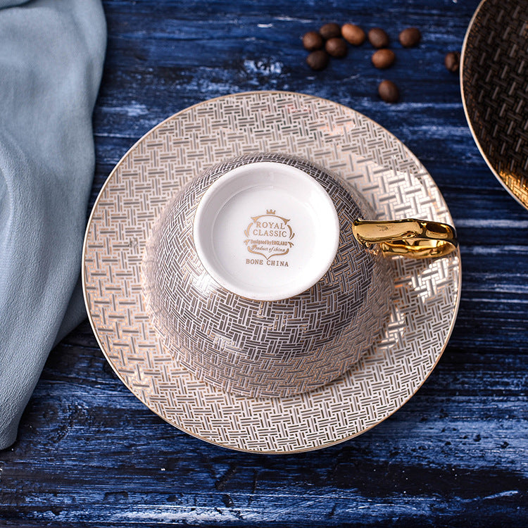 Ceramic Coffee Cup - Round European Tea Breakfast Mug