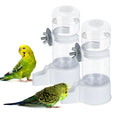 BWOGUE 2PCS Automatic Bird Water Dispenser 4.73 Fl Oz Parakeet Water Dispenser for Cage No Mess Suspended Bird Water Feeder for Cockatiel Budgie Conure Lovebirds