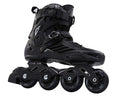 LIKU Patins à Roues Alignées Professionnels Fitness Femme Homme Adulte Jeune Noir (Hommes 9.5Femmes 10.5)