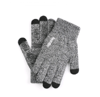 Men's Touchscreen Winter Gloves, Warm Knitted Outdoor Gloves