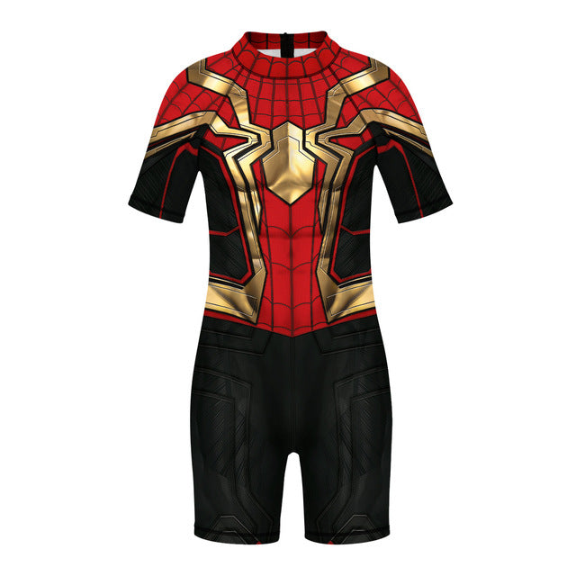 Children's Dazzling Hero Print Swimsuit (One-Piece)