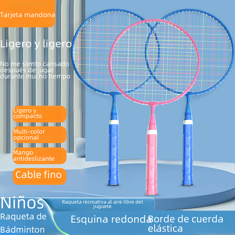Set de raquettes de badminton pour enfants - Jouets d'extérieur de dessin animé