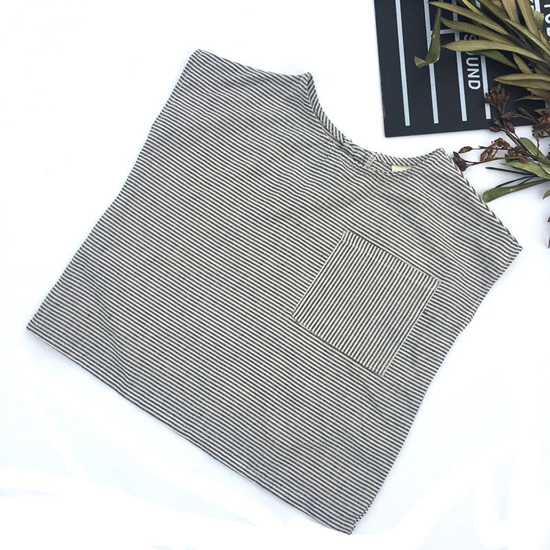 Summer Striped T-Shirt for Boys and Girls
